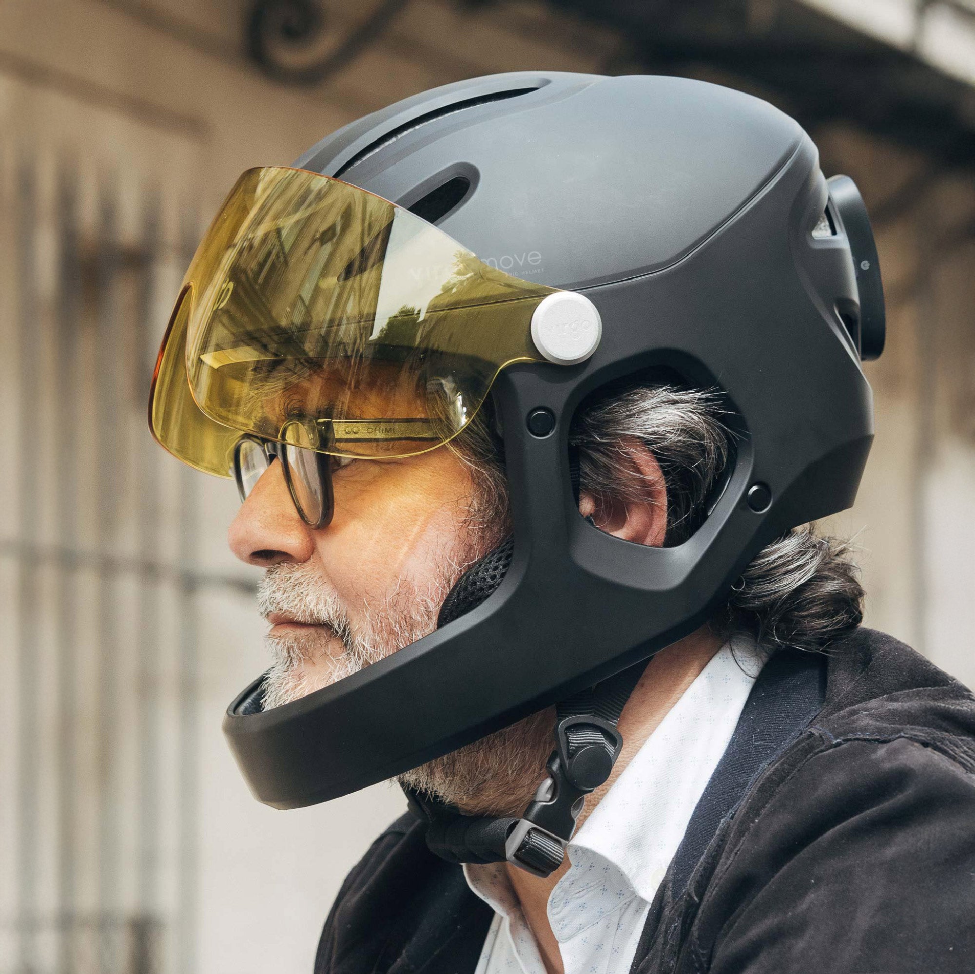 hjc cl 16 virgo helmet Virgomove rotating helmet visor Light Yellow
